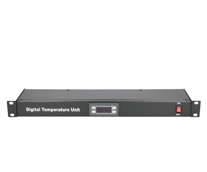 Akcesorium do szafy RACK ExtraLink  Termostat 19" 1U (czarna)